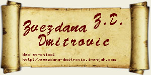 Zvezdana Dmitrović vizit kartica